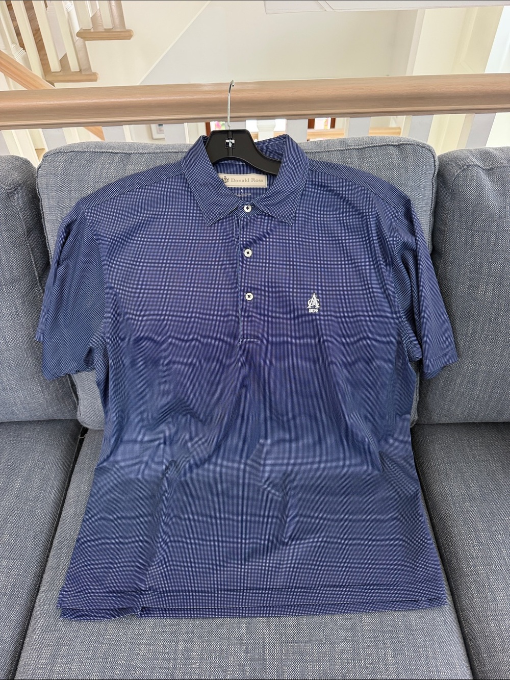 Aronimink Donald Ross Men's Navy Performance Polo Shirt